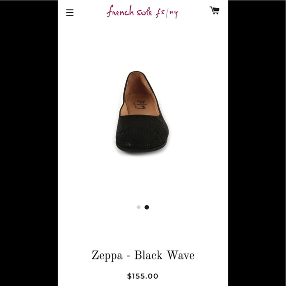 🌺 French Soles NY; Popular Zappa Black Wave Wedge Handmade Shoes in Wmn. 6.5!! - Picture 3 of 12